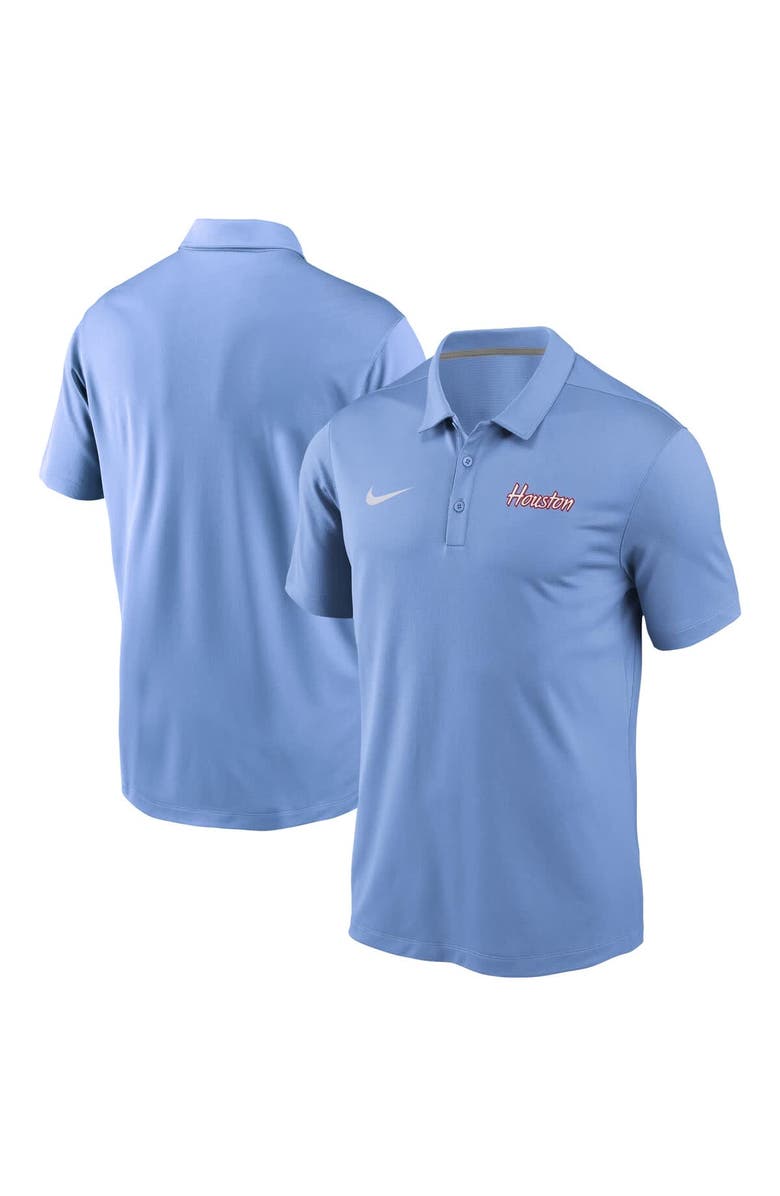Nike Men's Nike Light Blue Houston Cougars Blue Out Victory Dri-FIT Polo, Alternate, color, Light Blue