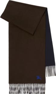 Burberry Reversible EKD Embroidered Cashmere Scarf