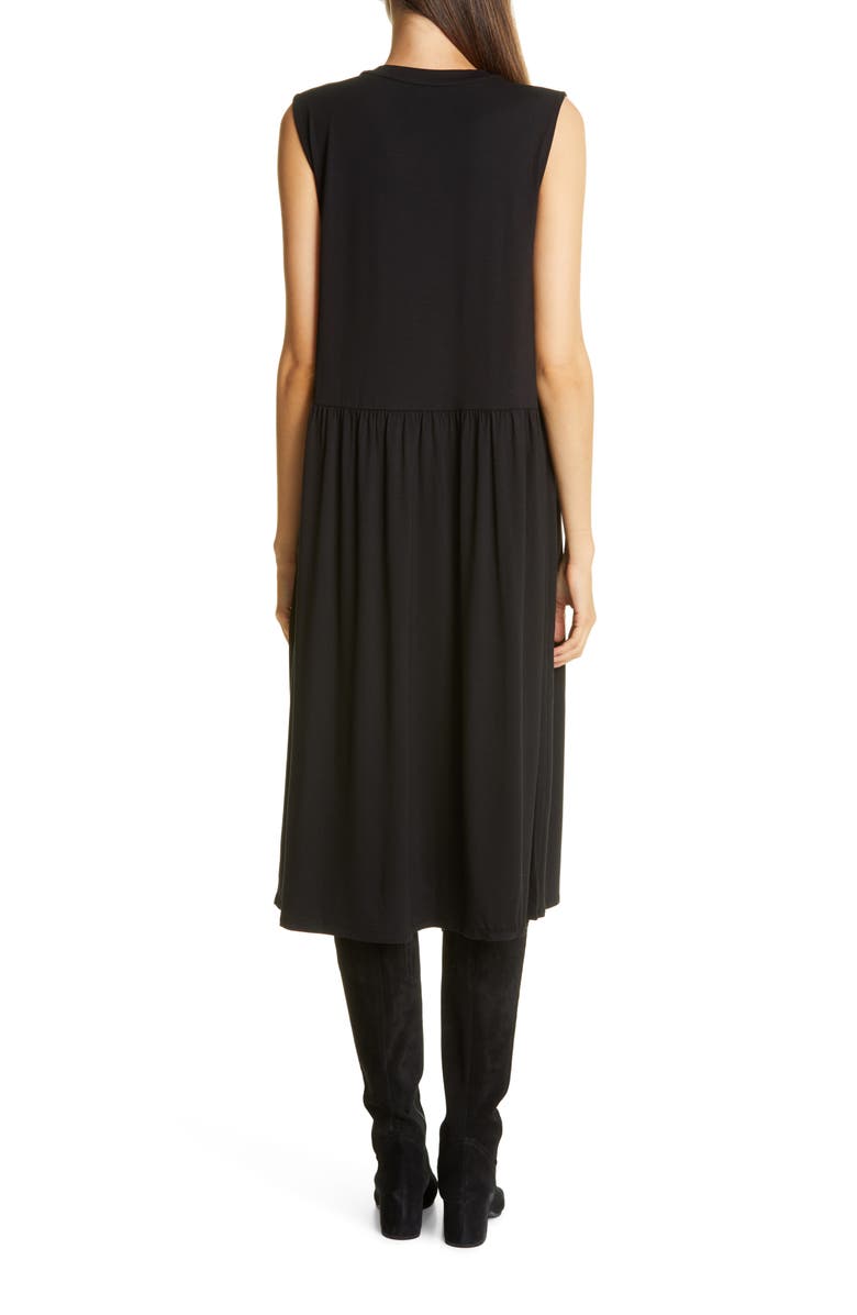 Eileen Fisher Drop Waist Sleeveless Dress, Alternate, color,