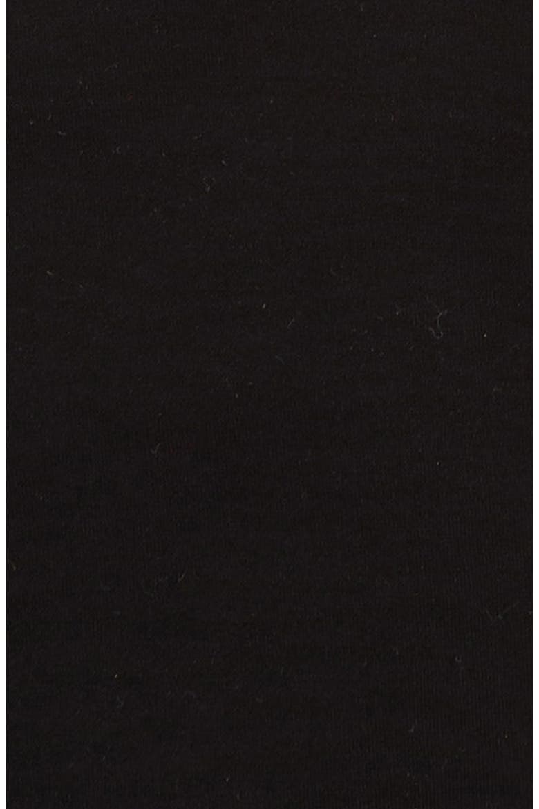 Opaque Ankle Socks, Alternate, color, BLACK