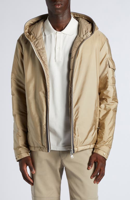Moncler Evettes Nylon Down Jacket In Sand