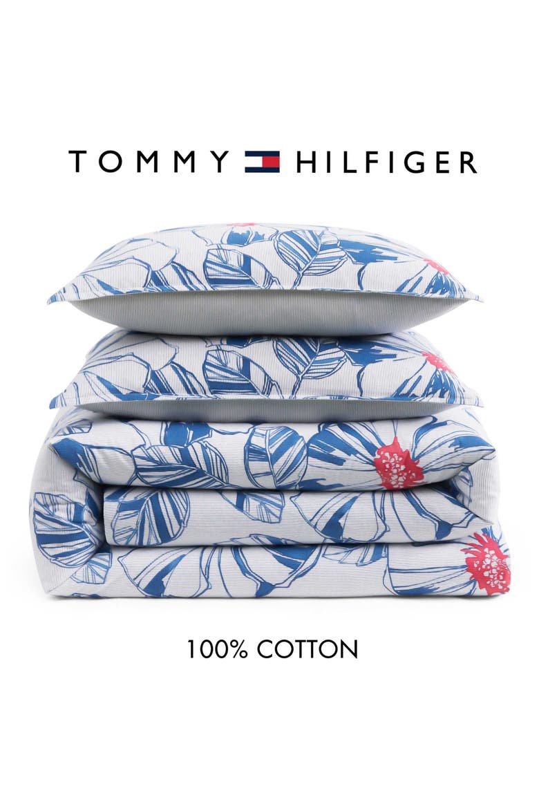 Paradise Cover Comforter & Pillow Shams Set, Alternate, color, DREAM BLUE