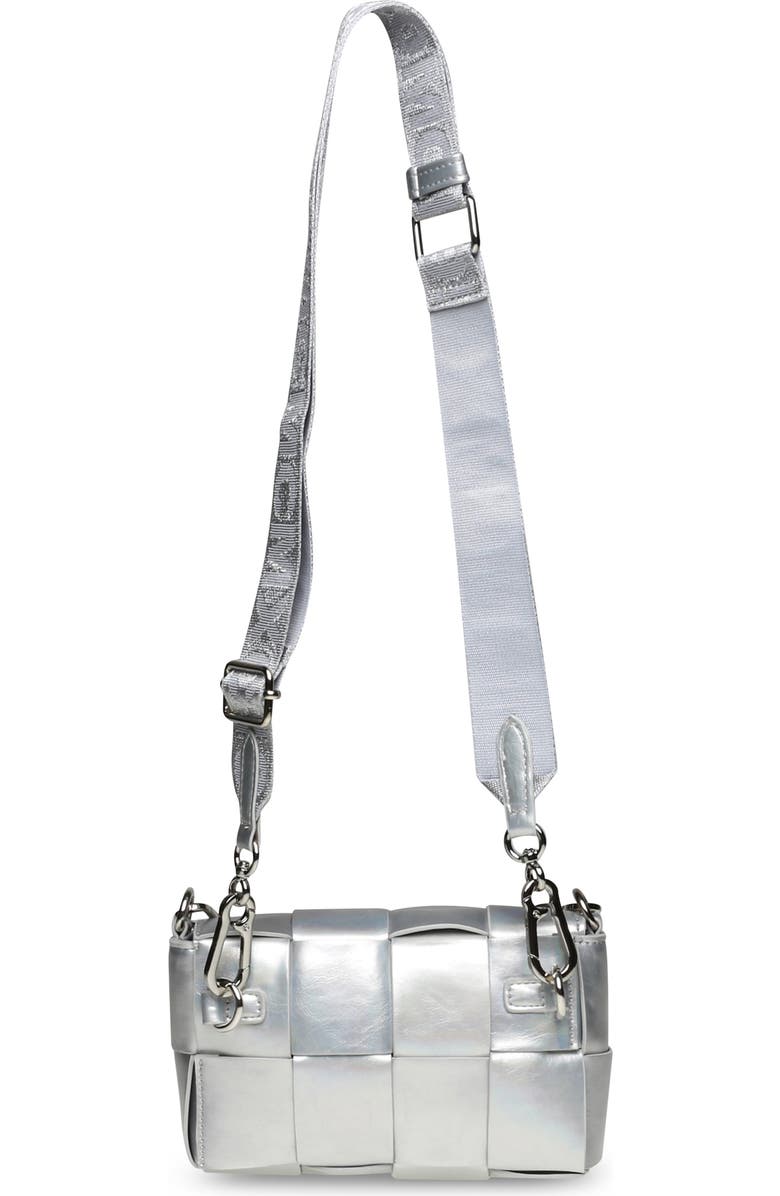 Steve Madden Woven Faux Leather Crossbody Bag, Alternate, color,