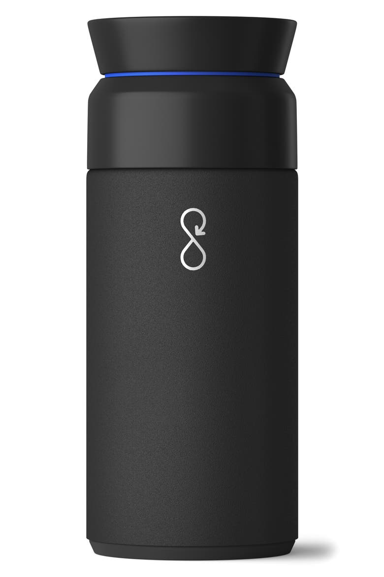 Brew 12-Ounce Coffee Flask, Main, color, BLACK
