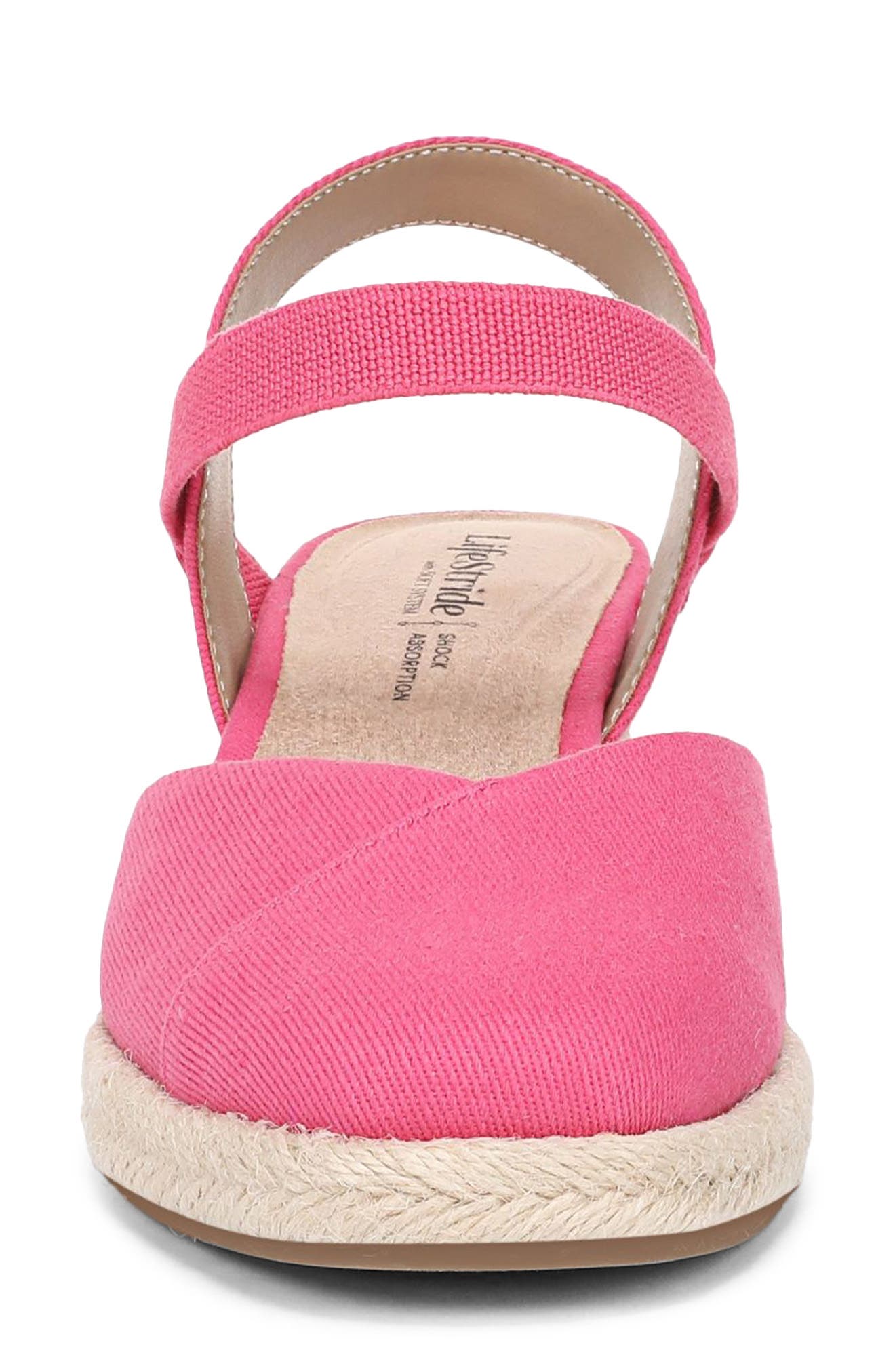 Pilar Slingback Espadrille Platform Wedge Sandal, Alternate, color, FRENCH PINK