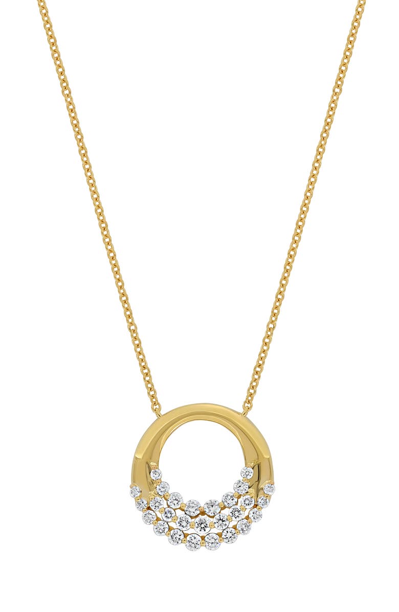 Bony Levy Rita Diamond Circle Pendant Necklace, Main, color, 18K Yellow Gold