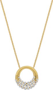 Bony Levy Rita Diamond Circle Pendant Necklace