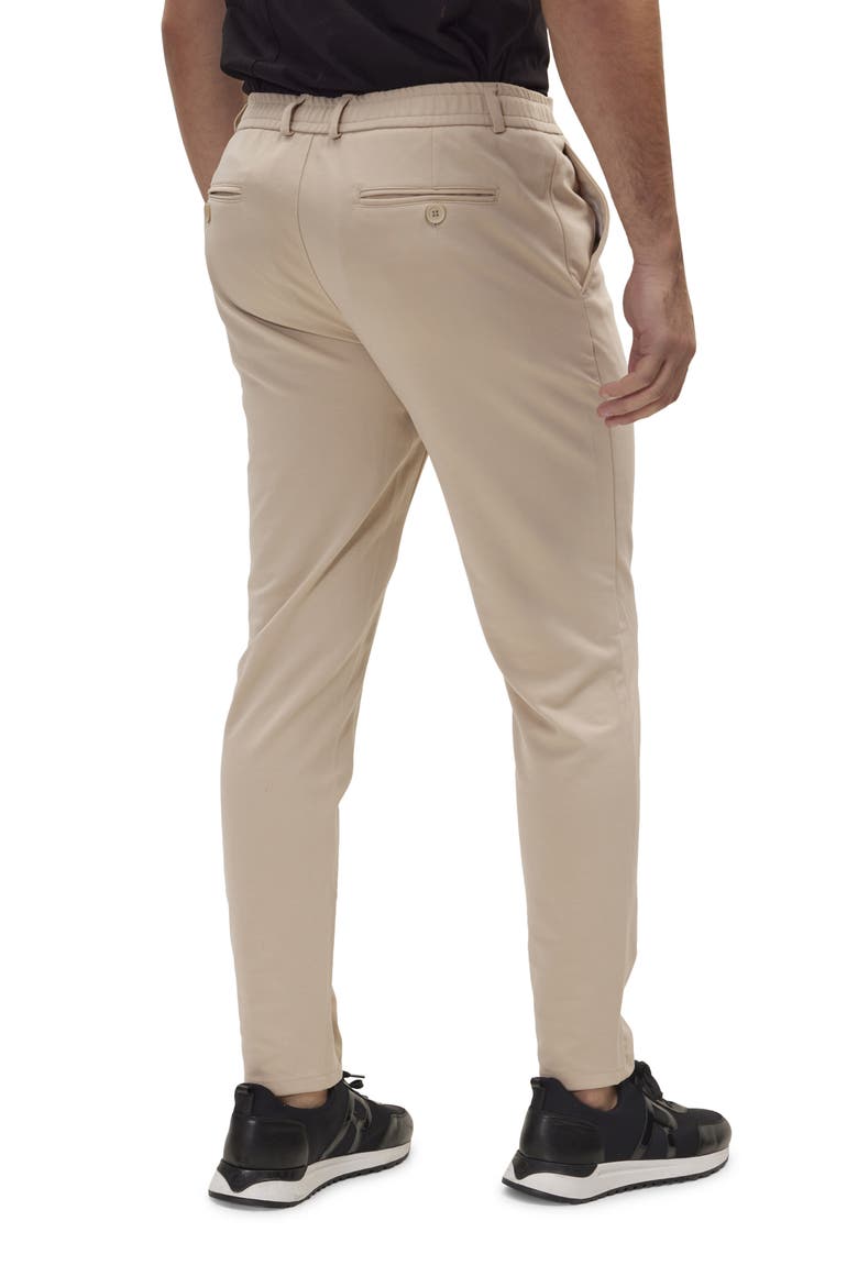 Fitted Casual Pants, Alternate, color, BEIGE