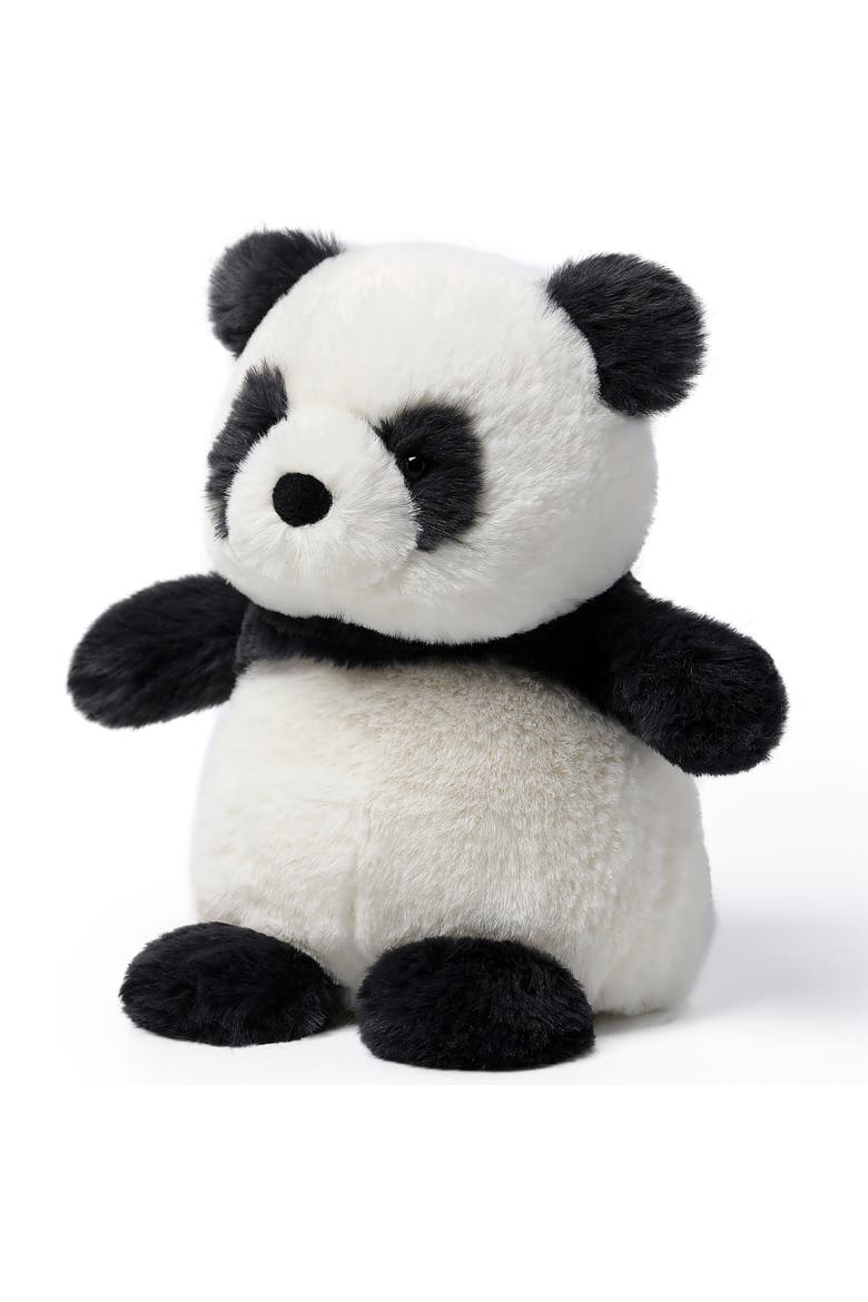 Shy Panda Cub 7in Plush, Alternate, color, Multicolored