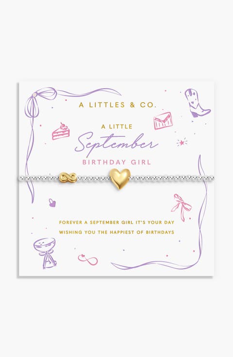 Birth Month A Little Bracelet