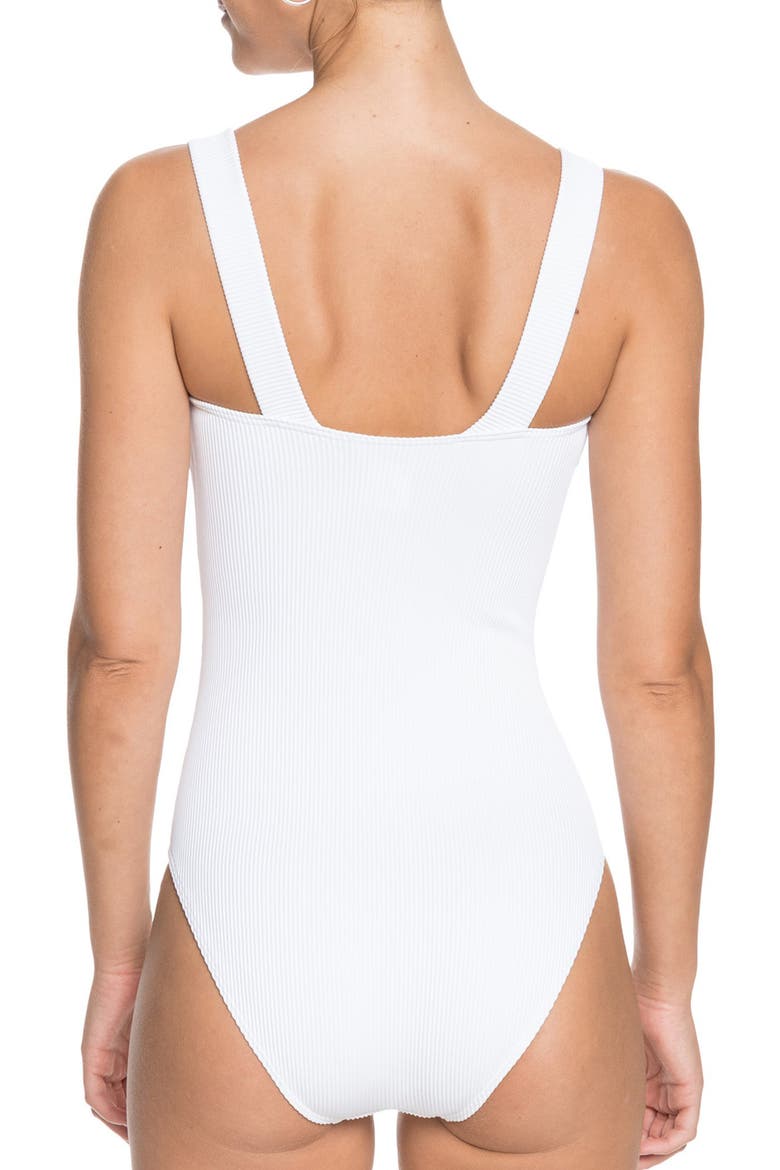 Mind of Freedom One-Piece Swimsuit, Alternate, color, BRIGHT WHITE
