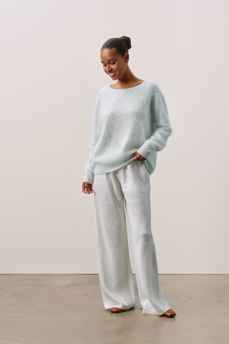 DOVE BRUSHED CASHMERE BOATNECK, Alternate, color, Jadite