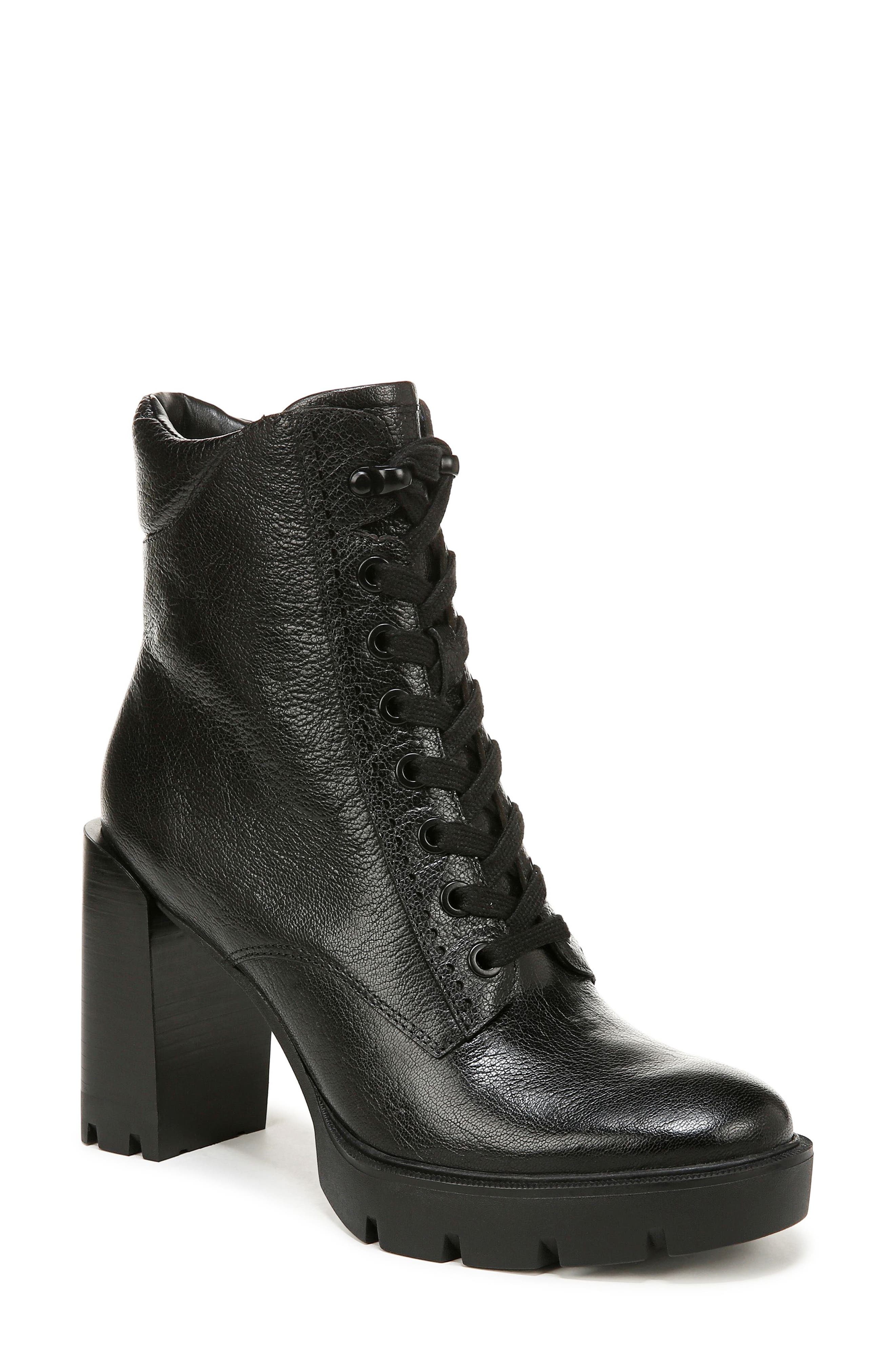 Naturalizer Prewitt Lace-Up Platform Bootie, Main, color, 