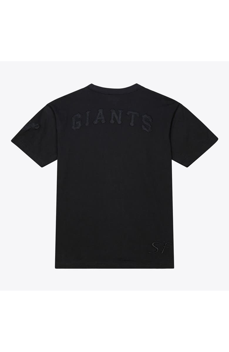 Mitchell & Ness Men Mitchell & Ness Black San Francisco Giants Cooperstown Collection Phantom T-Shirt, Alternate, color, Black