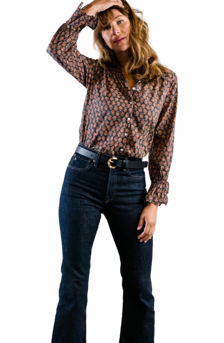 ABLE Kristen Button Down Blouse, Alternate, color, 