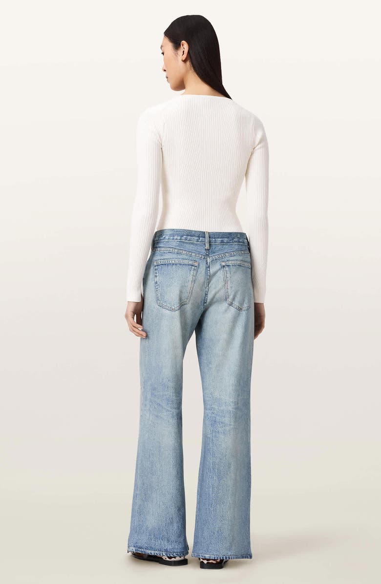 AllSaints Kai Terry Trousers, Alternate, color, Illusion Indigo