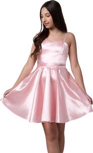 Un Deux Trois Fit and Flare Party Dress in Longer Length