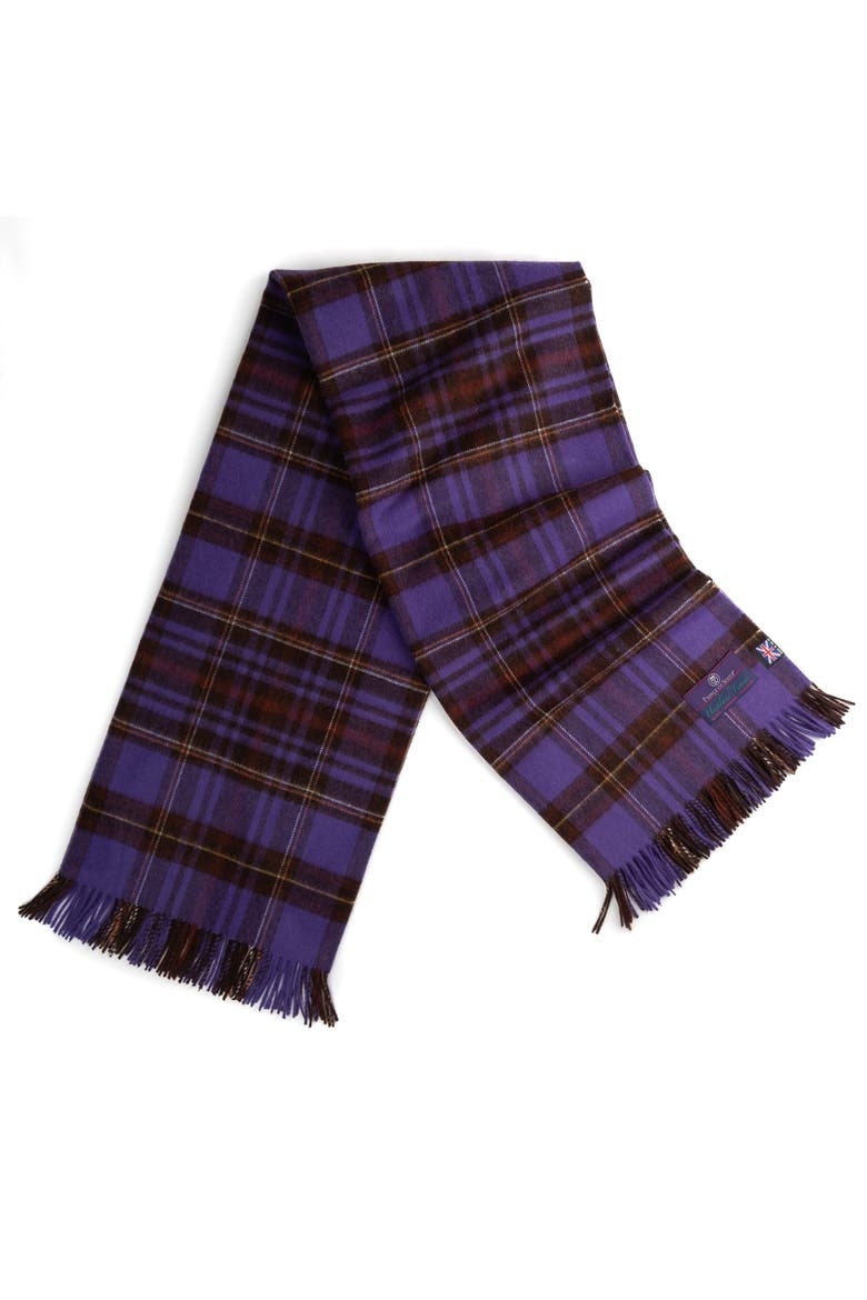 Merino Wool Throw, Alternate, color, Equestrian Tartan