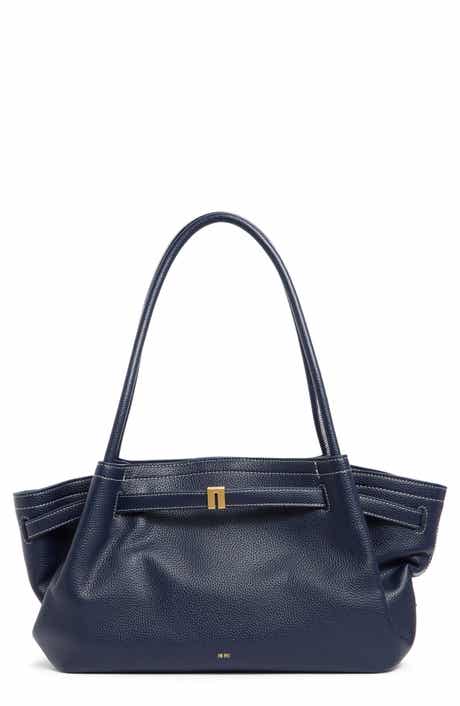 Hana Faux Leather Wide Tote Bag