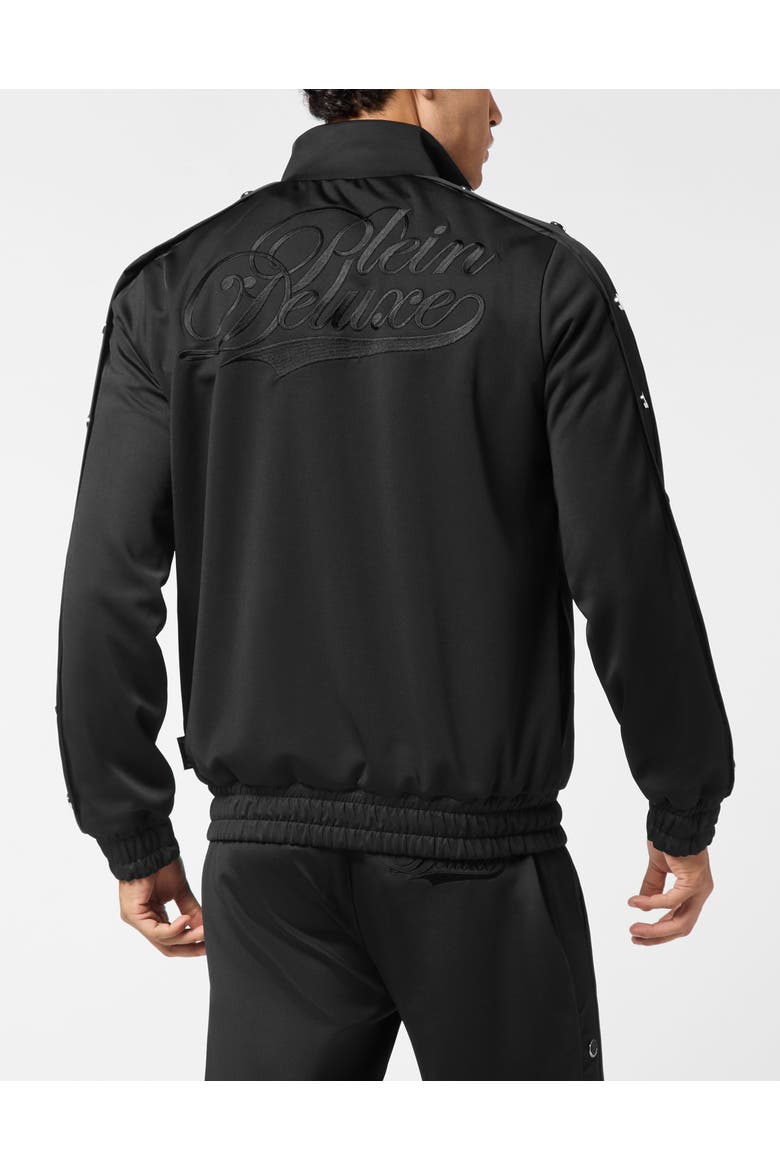 Tracksuit Jacket Plein Deluxe Signature Men, Alternate, color, black