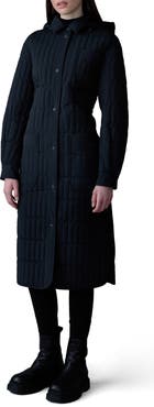 Mackage Tadoka Down & Feather Long Hooded Coat