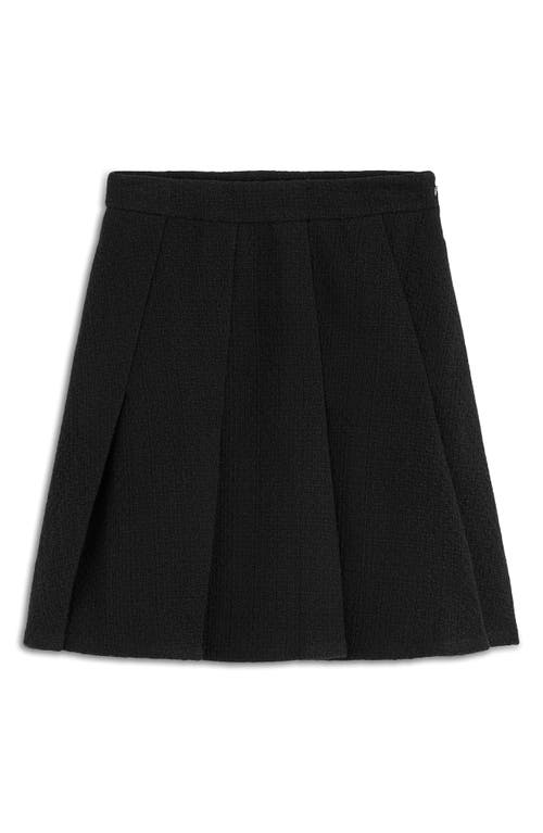 Boden Flippy Textured Knit Skirt In Black