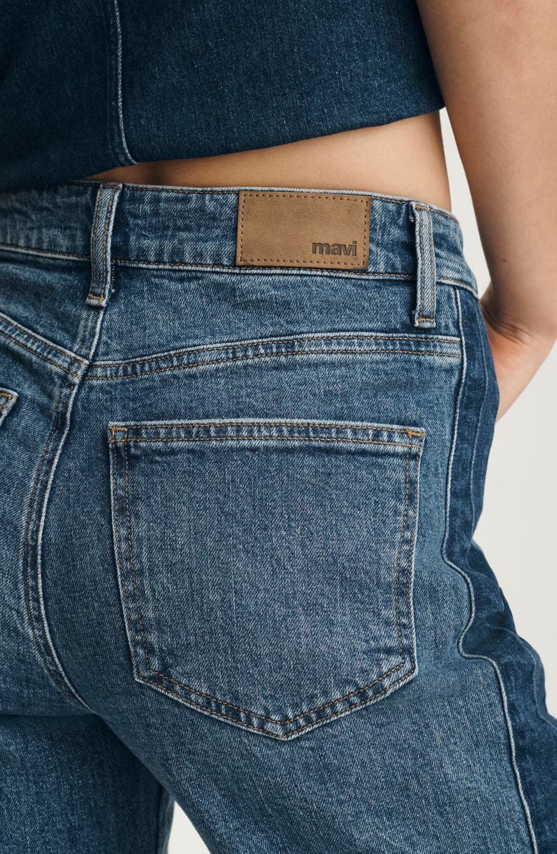 Mavi Jeans Malibu Colorblock Wide Leg Jeans, Alternate, color, 