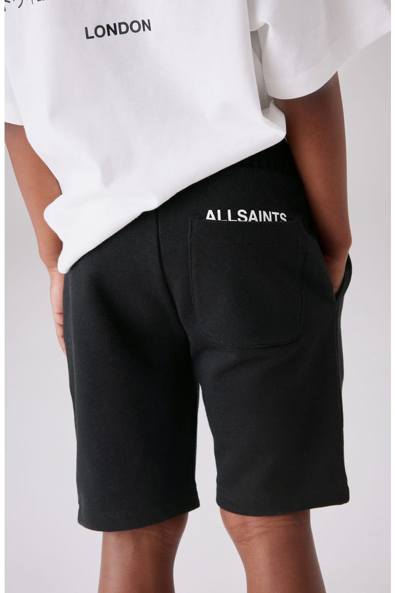 Kids' Underground Logo Graphic Sweat Shorts, Alternate, color, BLACK
