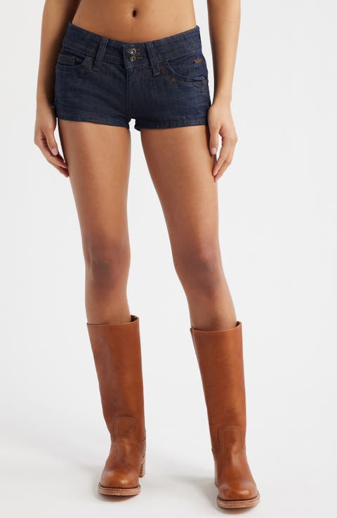 Piper Low Rise Denim Shorts
