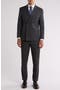 Slim Fit Solid Double Breasted Suit