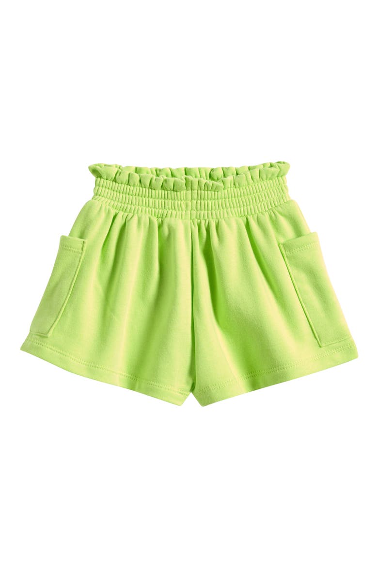 Kids' Swing Cotton Blend Shorts, Main, color, LIME TIME