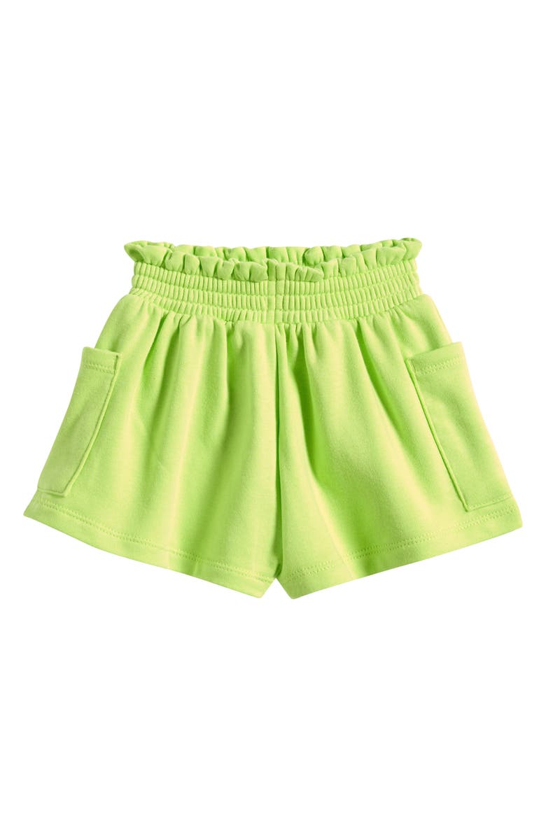 OTTER AVENUE Kids' Swing Cotton Blend Shorts, Main, color, Lime Time