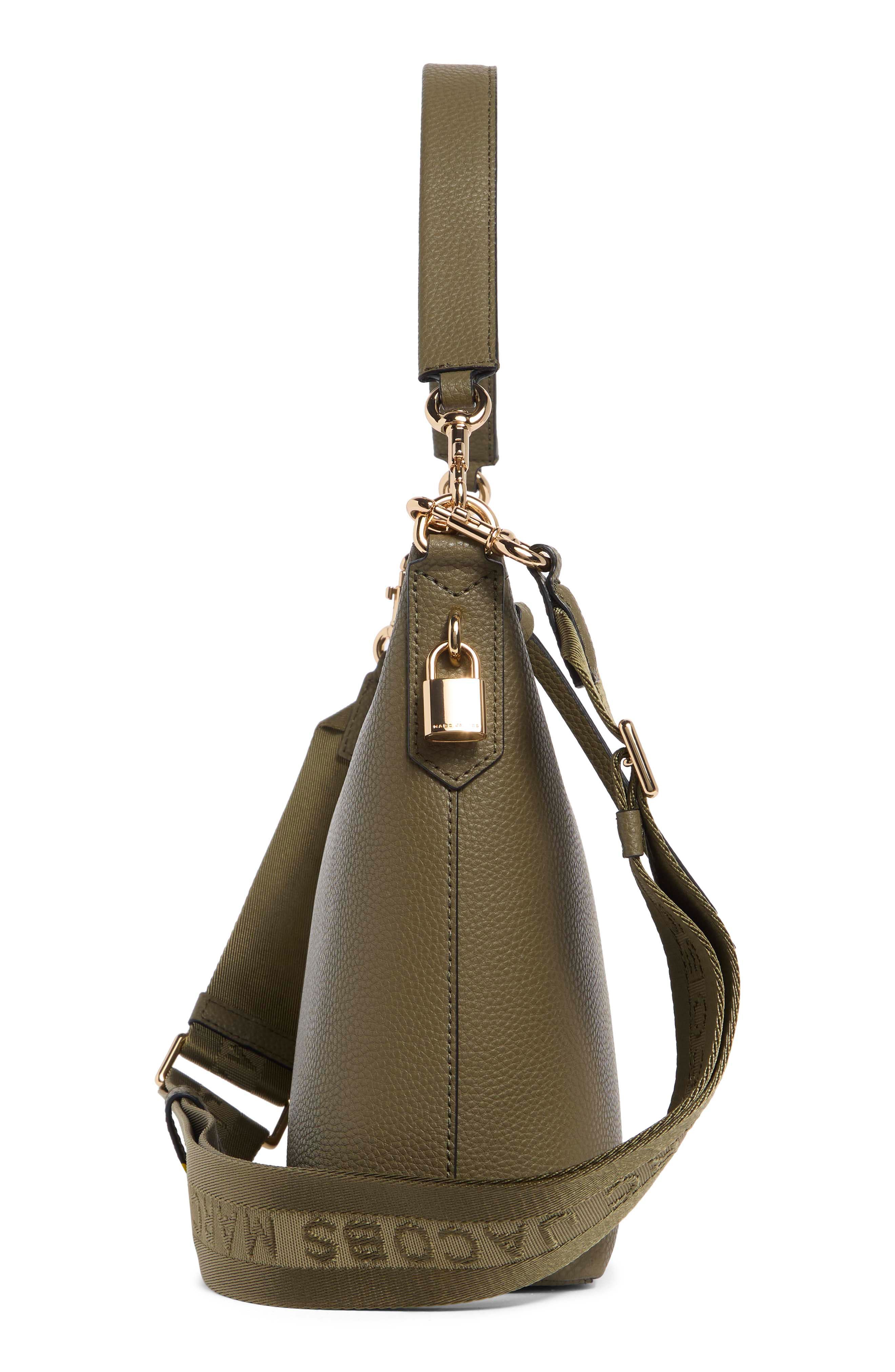 Drifter Pebbled Leather Large Hobo Bag, Alternate, color, BEECH