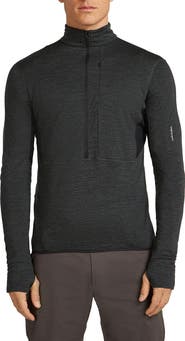 Icebreaker Tencel & Merino 200 Realfleece Descender Quarter Zip Pullover