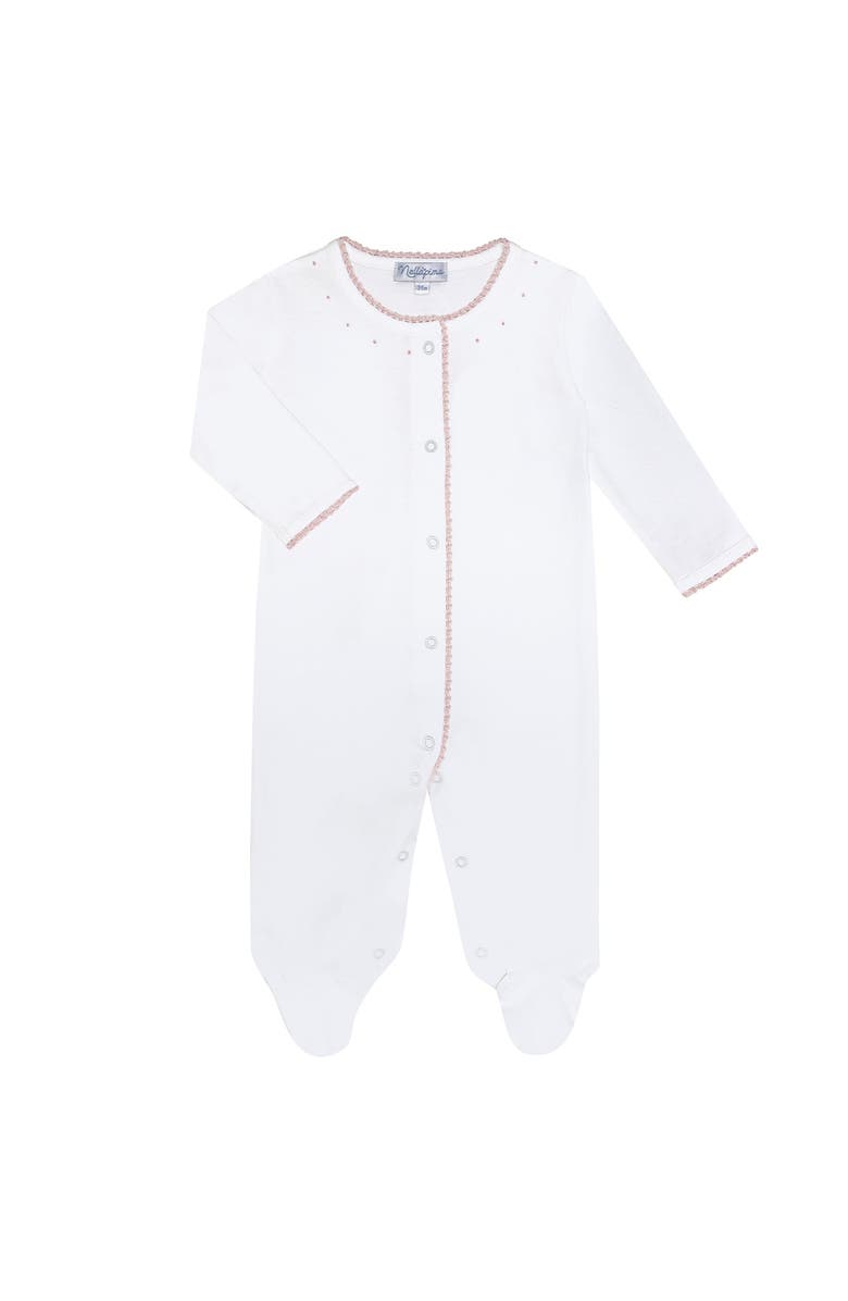 Nellapima Pink Crochet Footie - Baby, Main, color, Pink