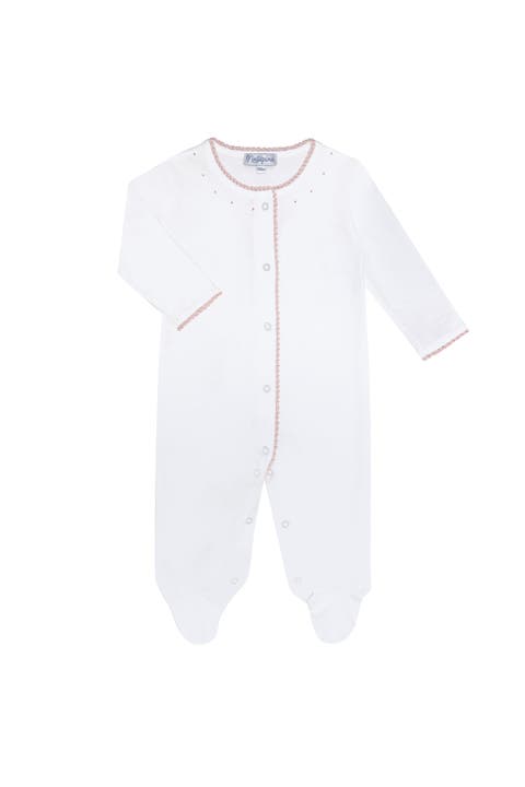 Pink Crochet Footie - Baby