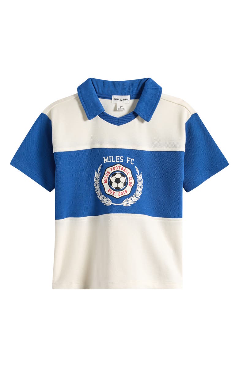 MILES THE LABEL Kids' Miles FC Organic Cotton T-Shirt, Main, color, Royal Blue