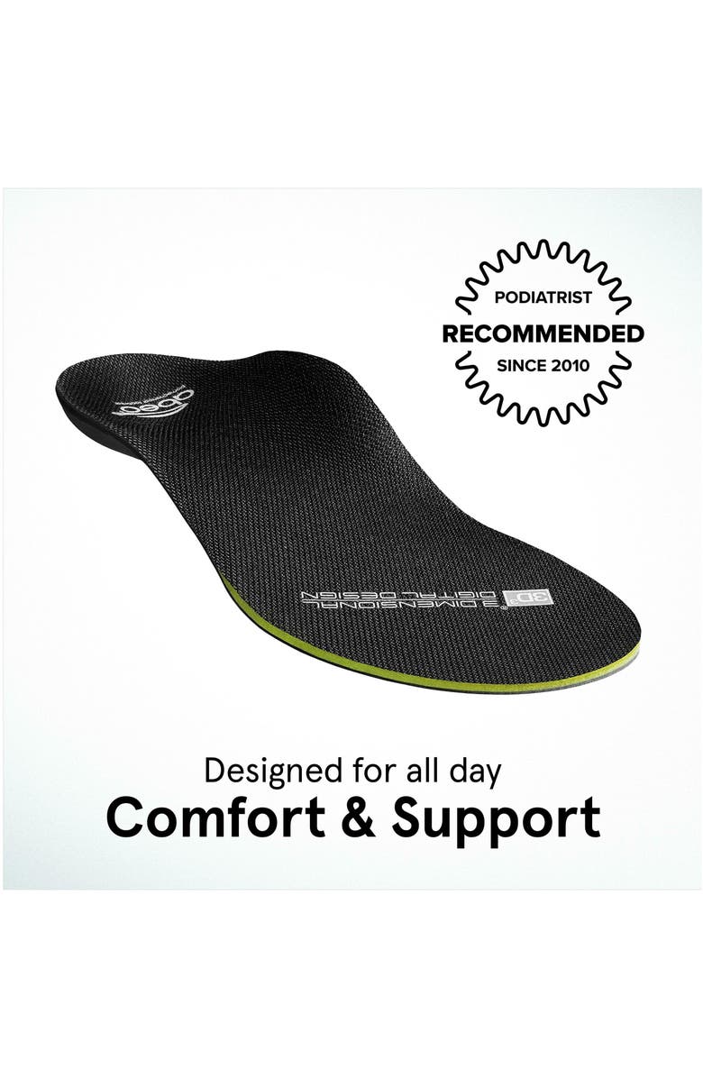 ABEO Premium Orthotic Mens Neutral, Alternate, color, Black