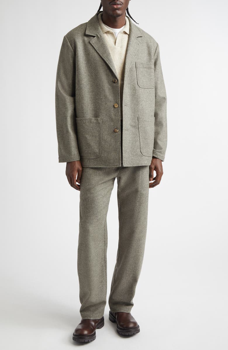 De Bonne Facture Traveler Merino Wool Sport Coat, Alternate, color, Fontainebleau Grey