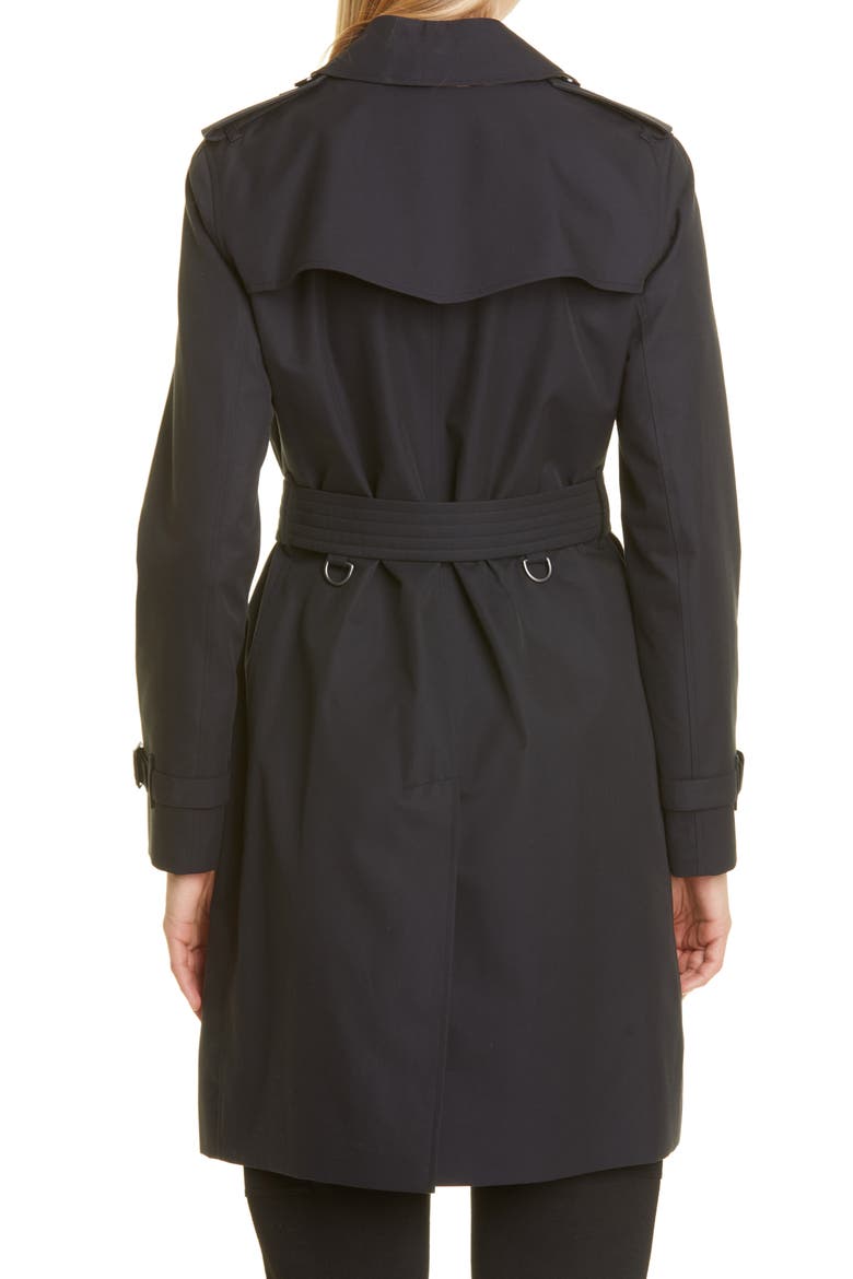 Kensington Cotton Trench Coat, Alternate, color, MIDNIGHT
