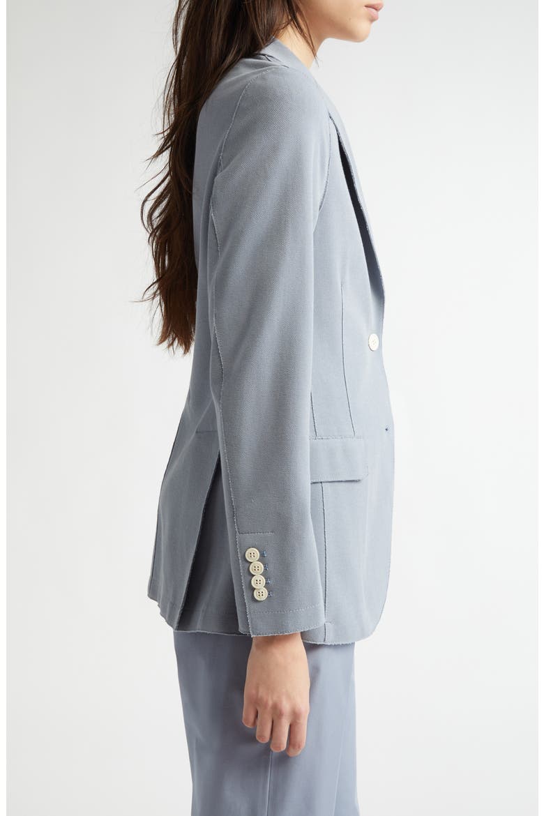 Single Breasted Cotton Blend Blazer, Alternate, color, DUST