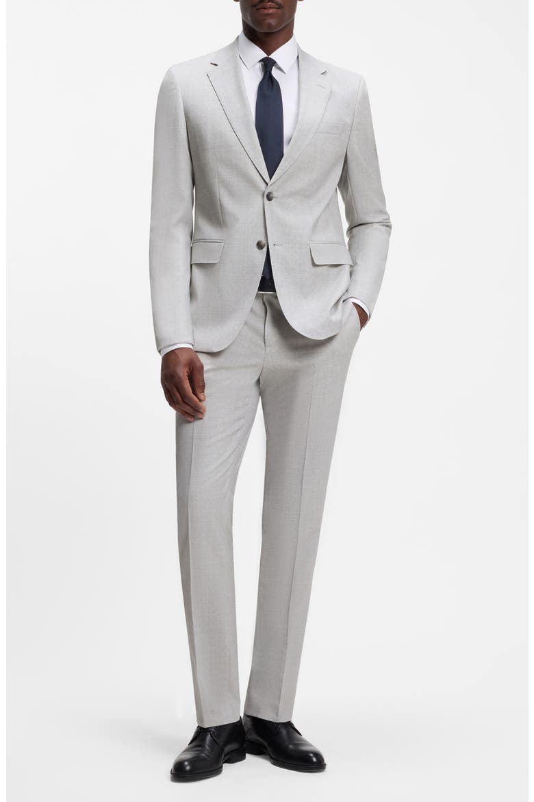 Huge Virgin Wool Suit, Main, color, OPEN GREY