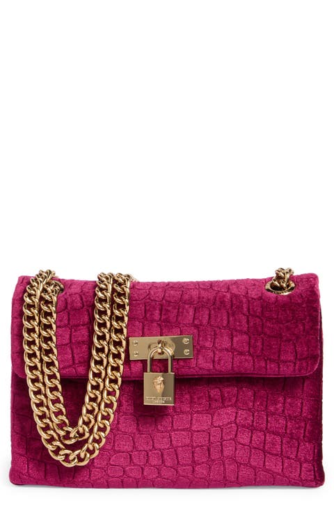 Mini Brixton Velvet Crossbody Bag