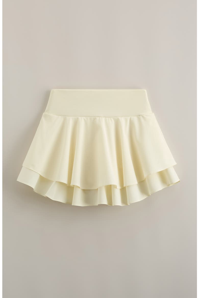 Kids' Tiered Skort, Main, color, YELLOW FROST