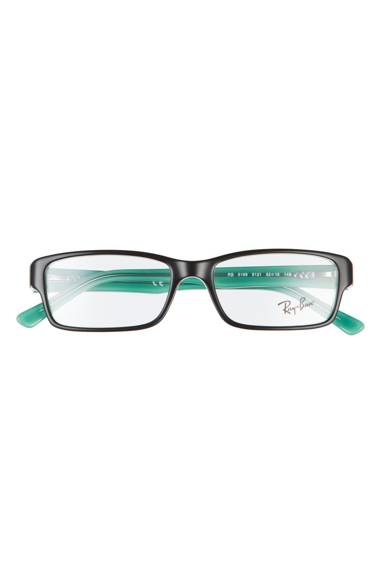 Ray-Ban 52mm Rectangular Optical Glasses, Main, color, 