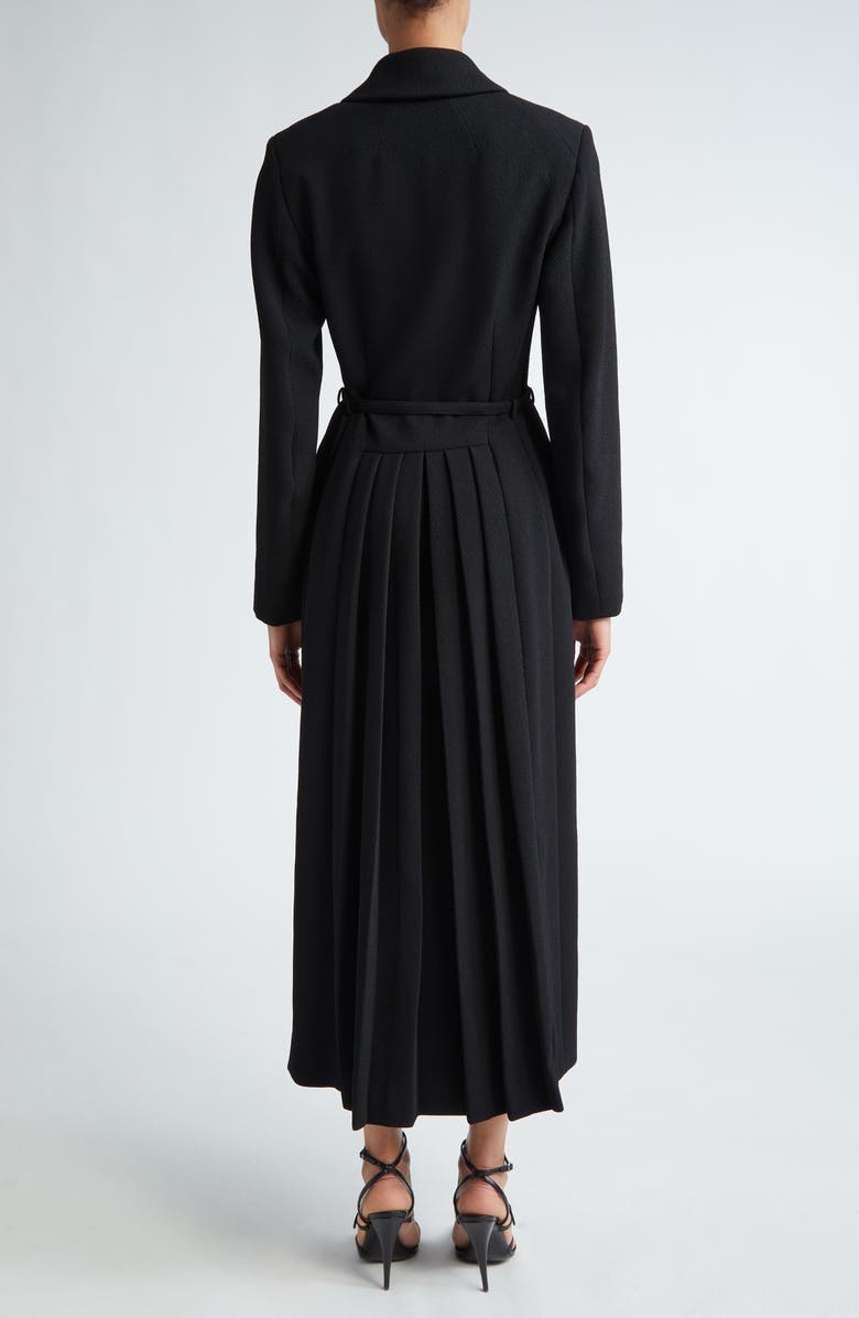Emilia Wickstead Kalonice Long Sleeve Belted Midi Coatdress, Alternate, color,