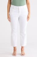 Democracy Scalloped Crop Flare Jeans