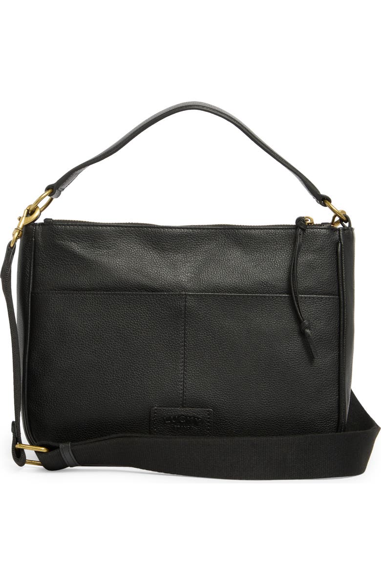 Lucky Brand Clay Leather Shoulder Bag, Alternate, color,