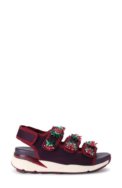 Beaded Slingback Sandal (Women)