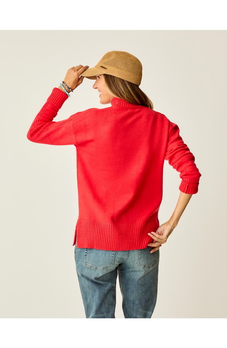 Carve Designs Woodward Sweater, Alternate, color, Poinsettia